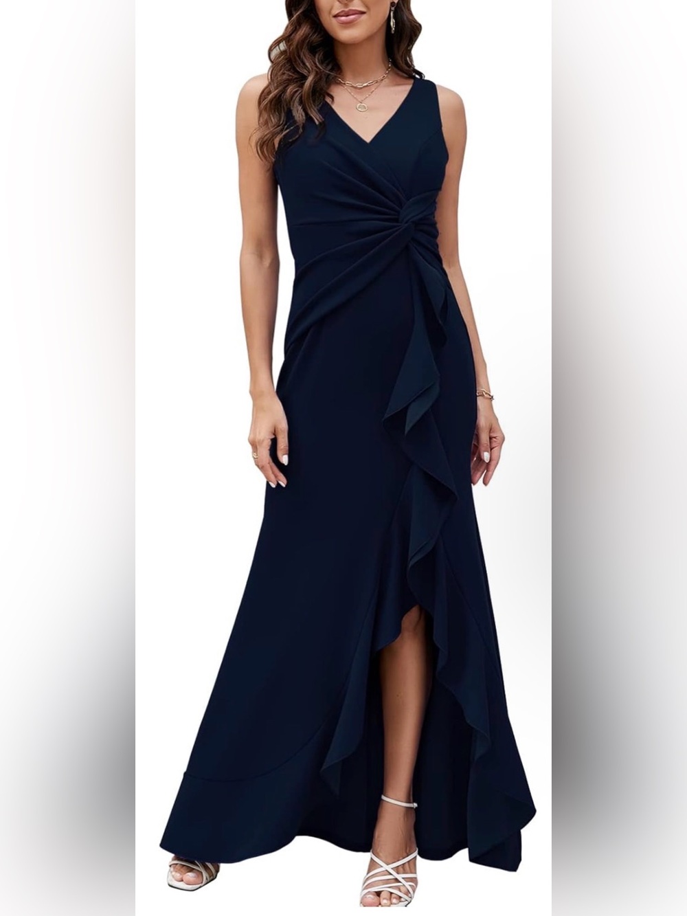 FQA Formal Evening Dresses for Women Elegant Evening Party Prom Dress Long Sexy